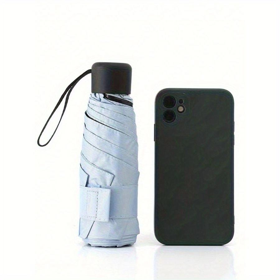 1pc Mini Pocket Umbrella for Sun Protection and Rain Blocking, Uv Resistant, Foldable and Portable for School, Office, Household, Travel