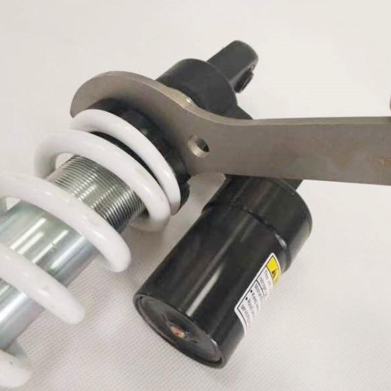 Stainless Steel Motorcycle Rear Shock Absorber Steering Stem Wrench Hook Spanner