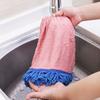Чехол для метлы Coral Velvet Быстросохнущий Высокое водопоглощение Эластичная застежка Защелкивающаяся салфетка для уборки мусора