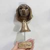 Dog Welcome Bell Vintage Shopkeepers Bell Wall Mounted Dog Door