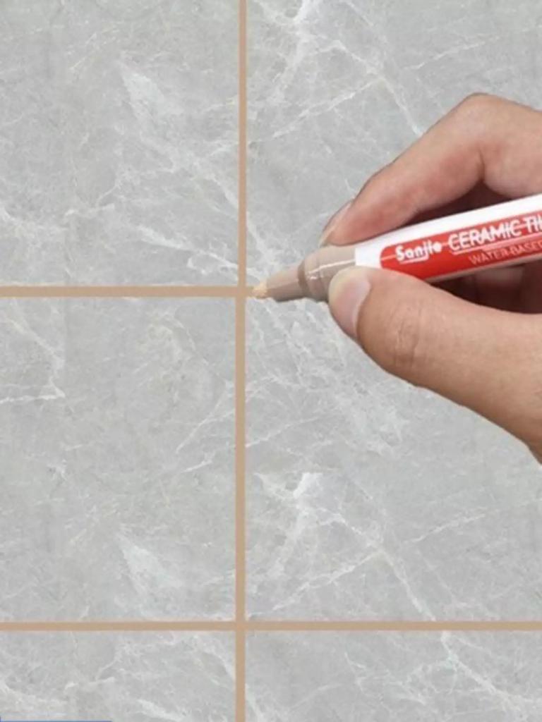 1PC Waterproof Marker Pen Wall Seam Repair Tiles Grout Markers Pens Floor Bathroom Decontamination Paint Brush Tools
