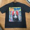 Summer Heavy Cotton Washed Vintage Top Harajuku Street Retro Printed Short-Sleeved T-Shirt Men Ins