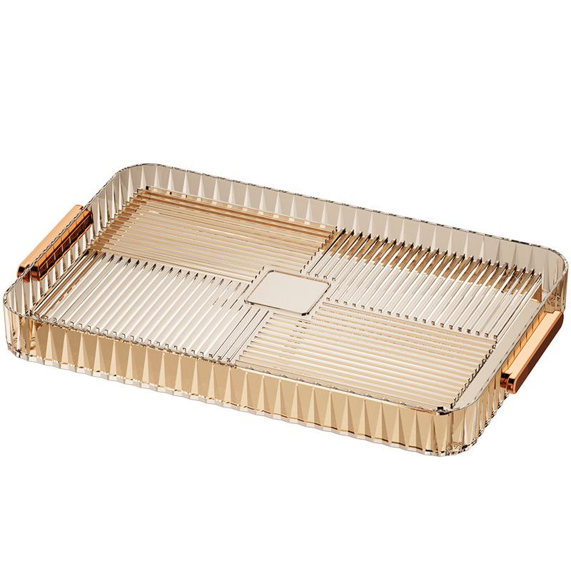 Портативный поднос для чайного сервиза: Легкая роскошь для дома, кемпинга или пикника – пластиковая сушилка для сухого заваривания