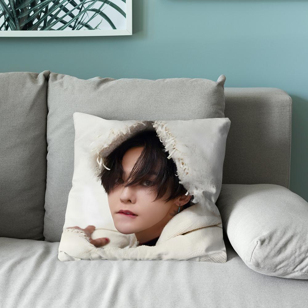 Наволочка для подушки с изображением певца GD G-Dragon, мягкие чехлы для подушек для декора дивана в деревенском стиле, домашние украшения и защита