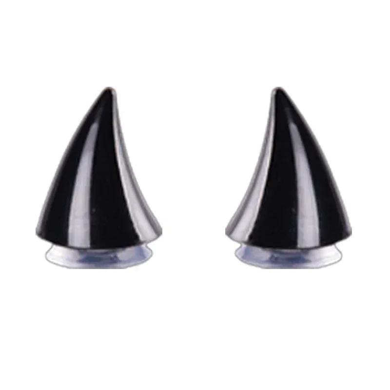 Крутые 2 шт. Большой размер Украшение мотоциклетного шлема Дьявольские рога Разноцветное украшение для мотоцикла велосипеда Наклейки на шлем Аксессуар