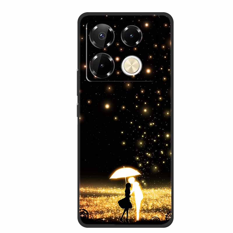 Чехол для Infinix Note 40 Pro 4G, мягкий силиконовый задний чехол из ТПУ для телефонов Infinix Note40 X6850 X6853, оригинальный цветной Capa