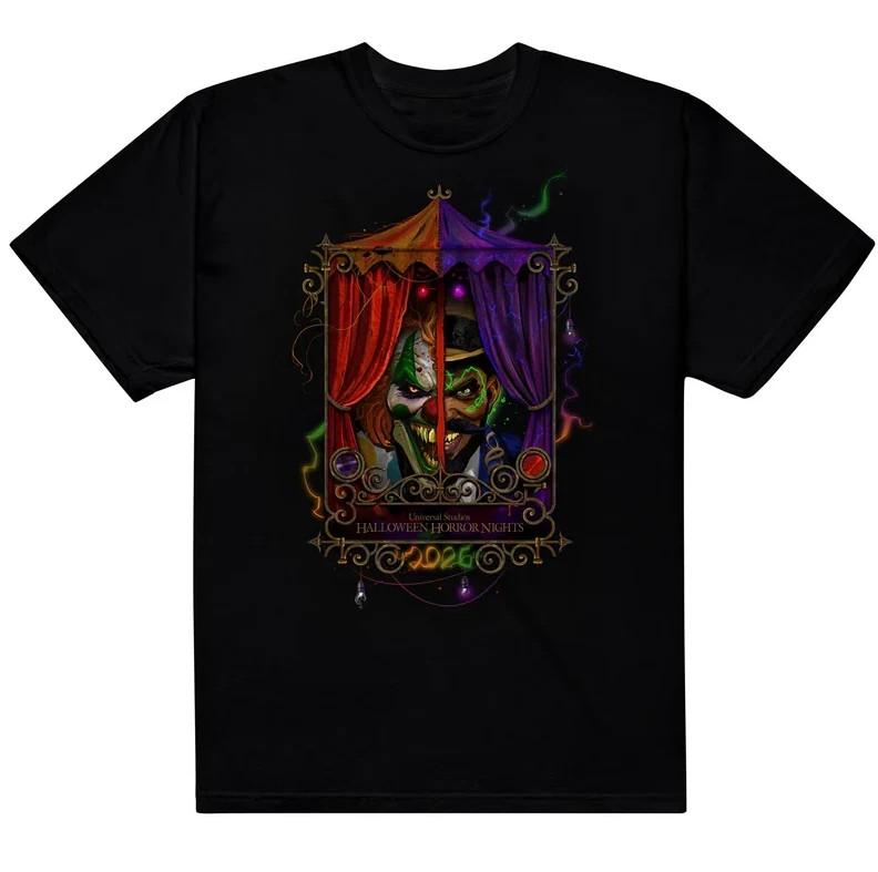 Halloween Horror Nights 2026 Jack the Clown and Dr. Oddfellow T-Shirt