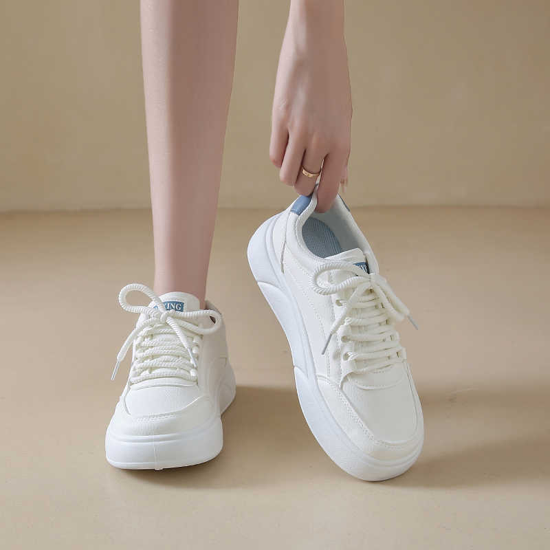 Playform Flatform Sneakers White Vulcanize Cute Women's Shoes Women's Ladies Sport In Offers Cheap Famous Brand Teniis