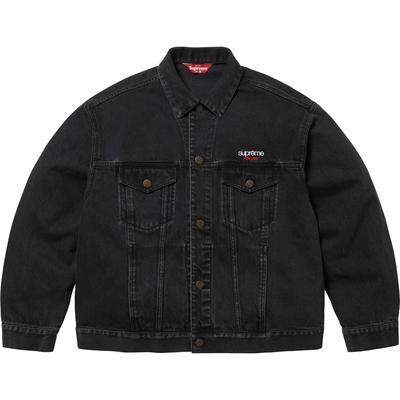 Denim Trucker Jacket Black