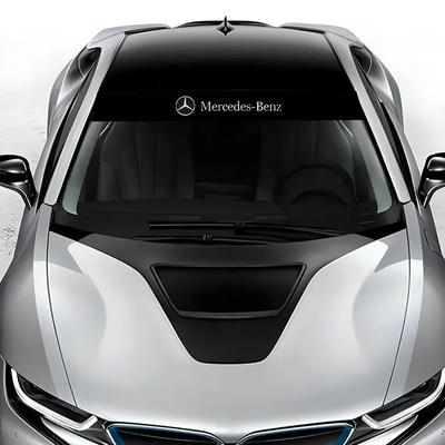 Автомобильная наклейка-шторка 3D Персонализированная наклейка на лобовое стекло для Mercedes Benz B R G Class GLK GLA C200 E200 E300 C200L S400