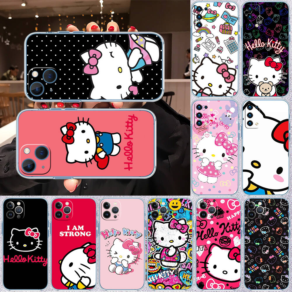 Милый чехол для телефона Hello Kitty для Motorola G14 G15 G24 G30 G31 G32 G34 G41 G42 G51 G52 G50 G60S G60 G62 G72 G71 G73 G84 G85 G200 E32
