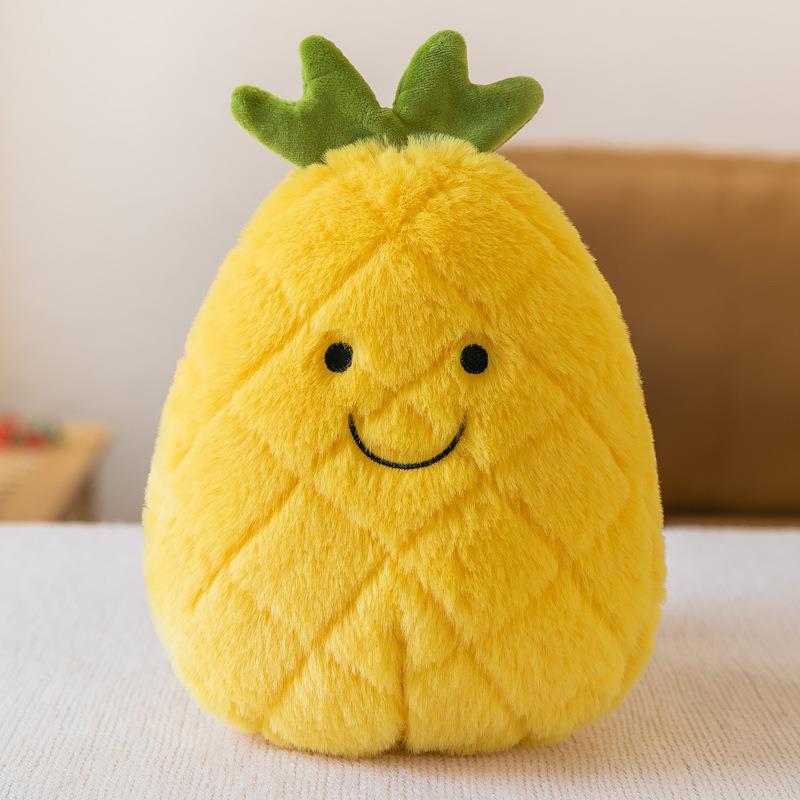 20CM Fruit Vegetable Plush Toy Cute Soft Watermelon Pineapple Banana Strawberry Mango Durian Children Christmas Toy Gift
