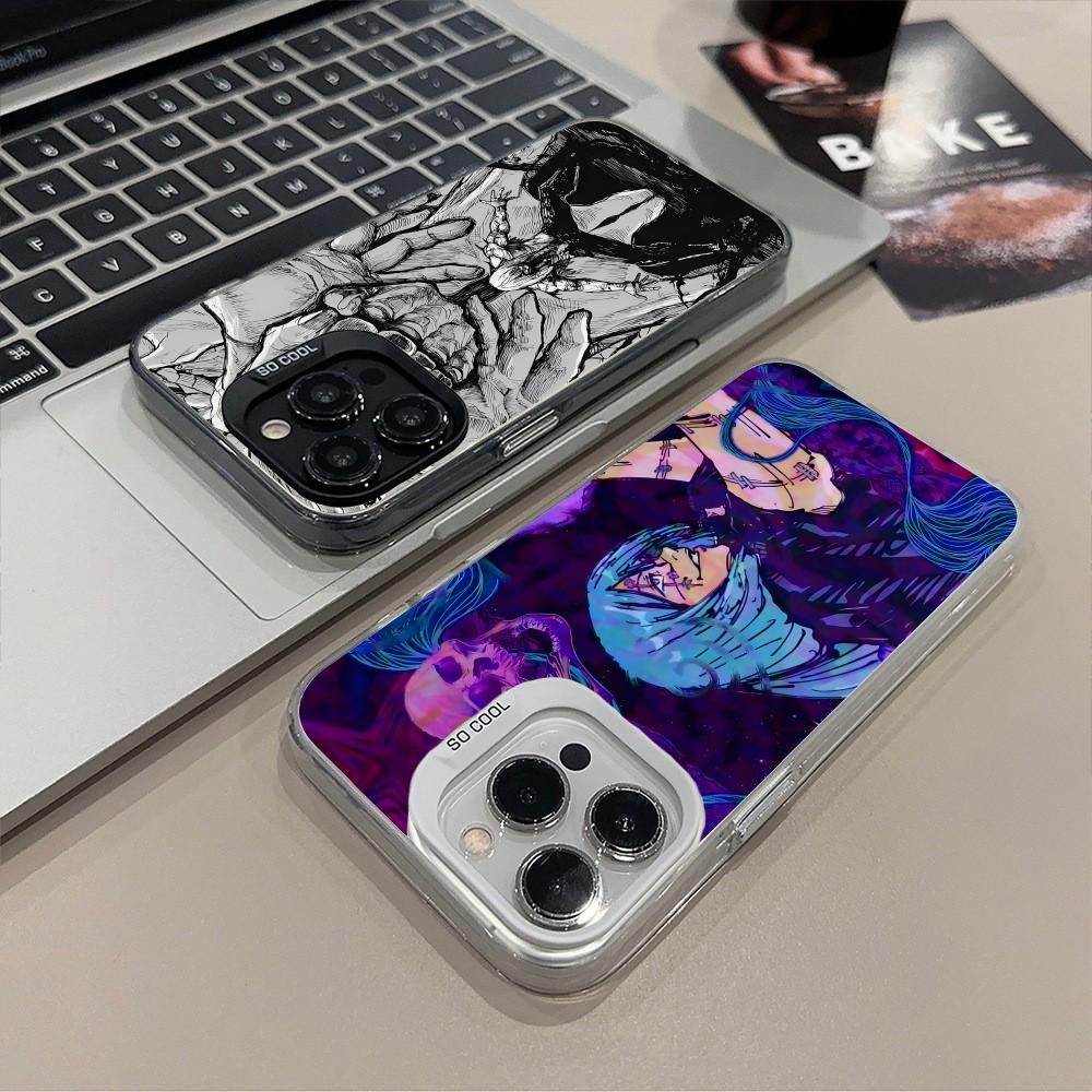 Чехол для телефона JJK Махито для iPhone 17 16 15 14 13 12 11 X XR XS Air Pro Max Plus Черный Цветной Серебристый Чехол