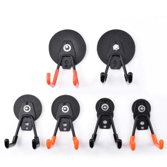 Сверхпрочный магнитный крючок для хозяйственных нужд Сильный Легкая установка Магнит для гаража ПВХ Антискользящее покрытие Крючок для хранения