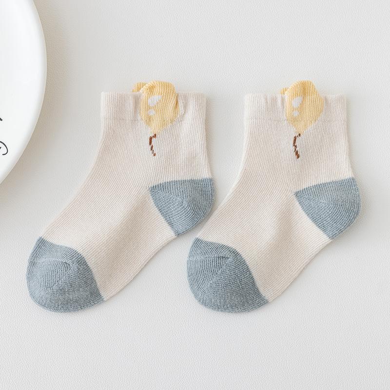 Милые детские хлопковые носки весна-осень дышащие детские носки средней длины обувь для новорожденных детская одежда аксессуары носки для малышей