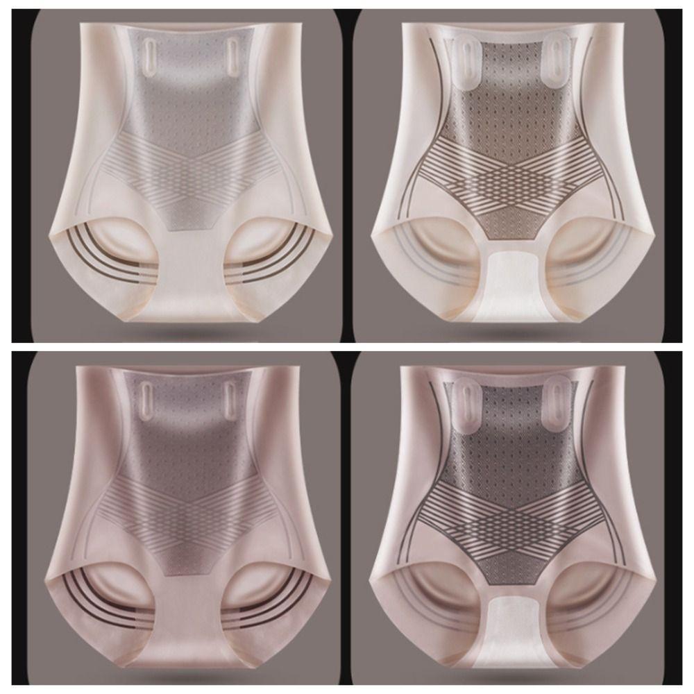 Хлопковое бесшовное нижнее белье с промежностью, утягивающее живот, утягивающие трусики с высокой талией, корректирующее белье для женщин