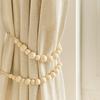 2Pcs Handmade Bead Curtain Buckles Farmhouse Style Curtain Tie Backs  Home Decor