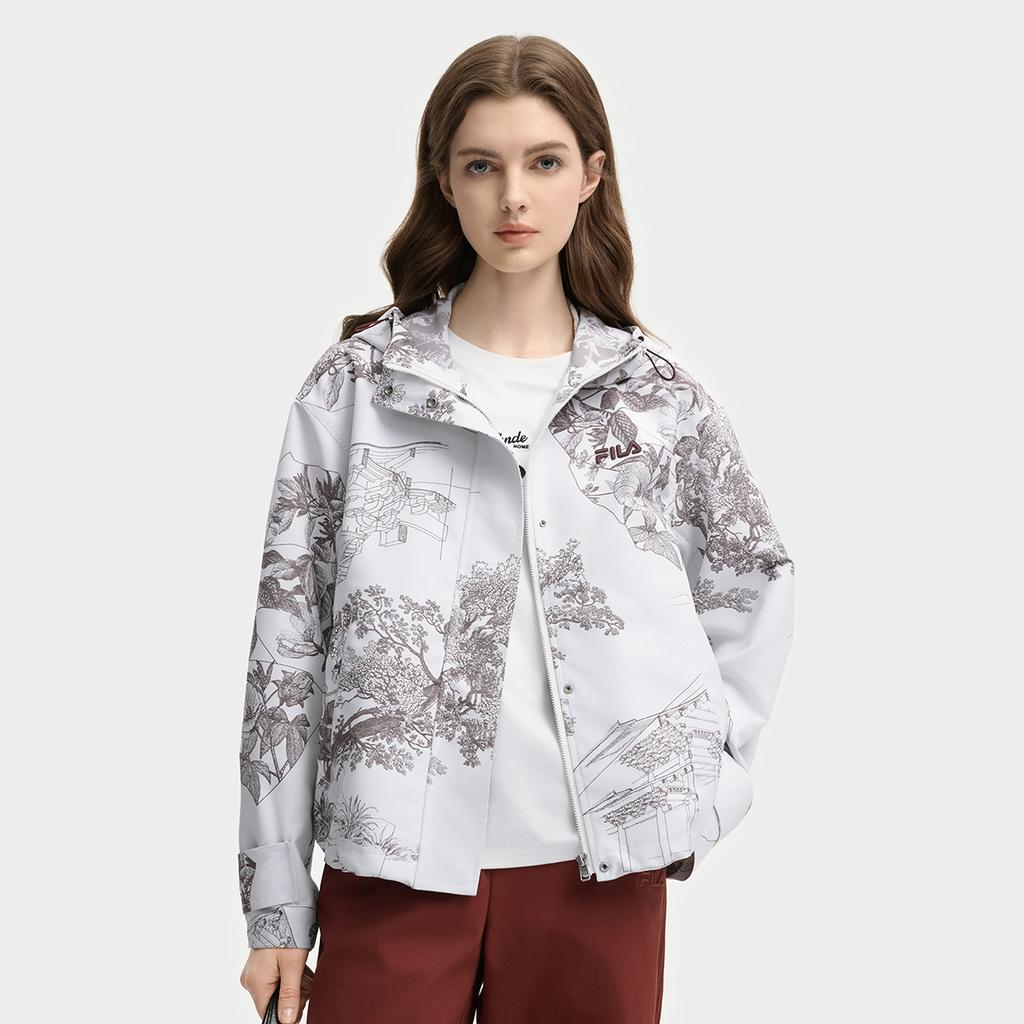 Fila Наследие Повседневная Мода Трендовая Удобная Куртка Женская Куртка F11W538703F-ZA