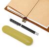 Half Open Pen Protective Bag PU Leather Pen Sleeve Pouch Leather Pen Bag  Scrapbook Crafts
