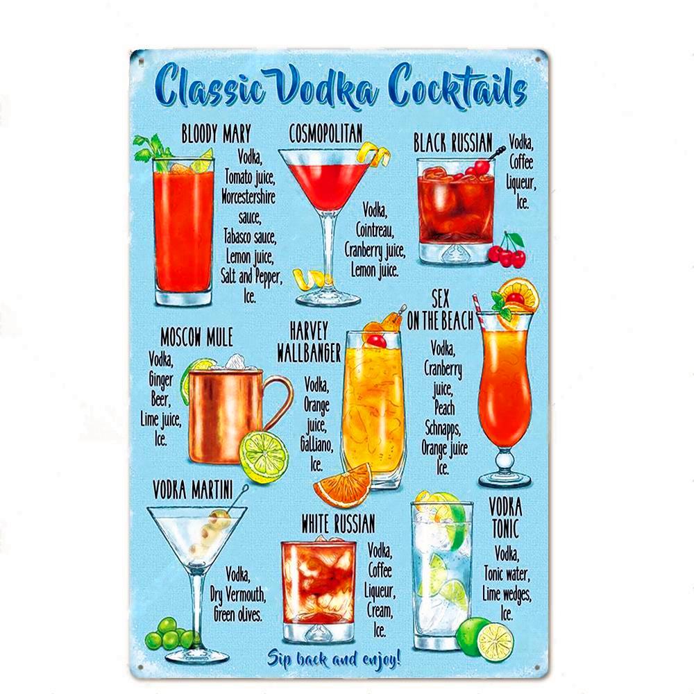 Prosecco OClock Vintage Poster Prosecco Cocktails Metal Tin Signs Pub Bar Decoration Prosecco Princess Wall Art Decor N