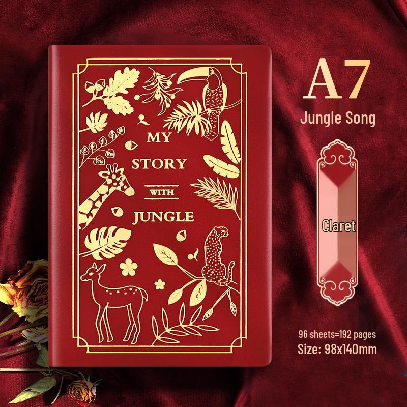 Портативный мини-блокнот формата А7 — утолщенный, изысканный, минималистичный, удобный блокнот карманного размера для студентов колледжа.