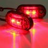 Amber 10PCS Side Marker Rear Light LED Lamp Clearence Indicators Truck Trailer