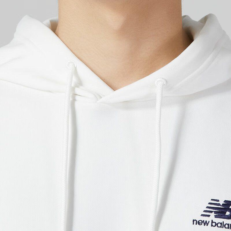 New Balance Толстовка мужская белая 5CD38131-IV