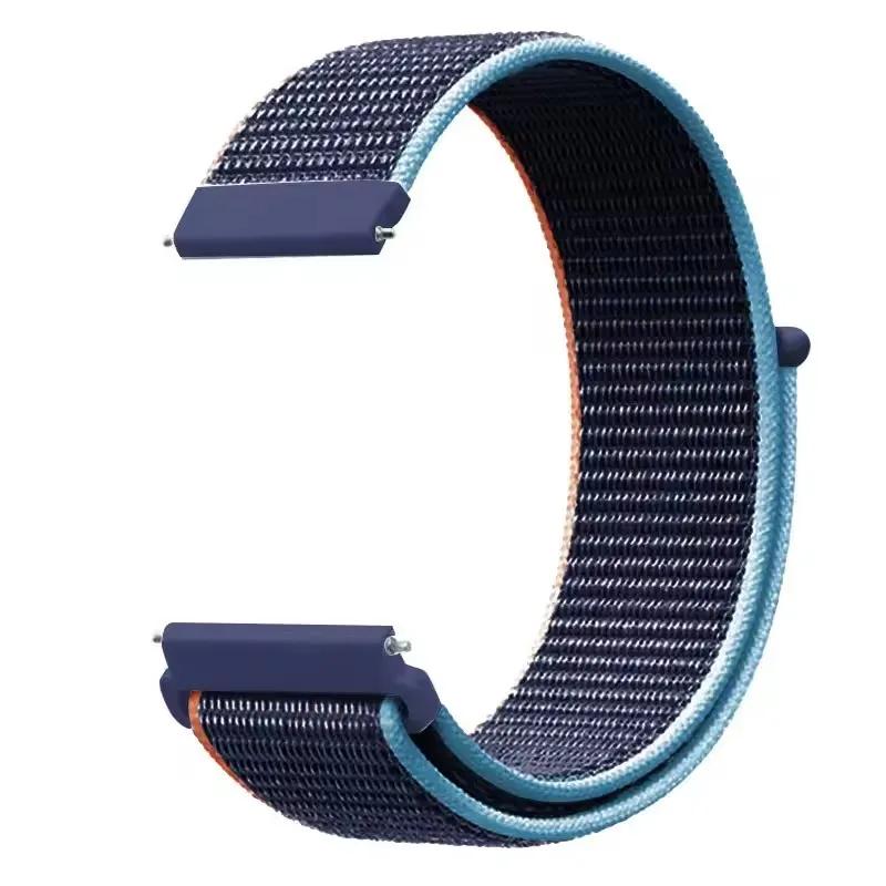 Braided 22mm 20mm Nylon Watch Band for Samsung Galaxy Watch FE 7 6 5 4/6 4 Classic/Gear S3 Loop Strap Bracelet Replace Wristband