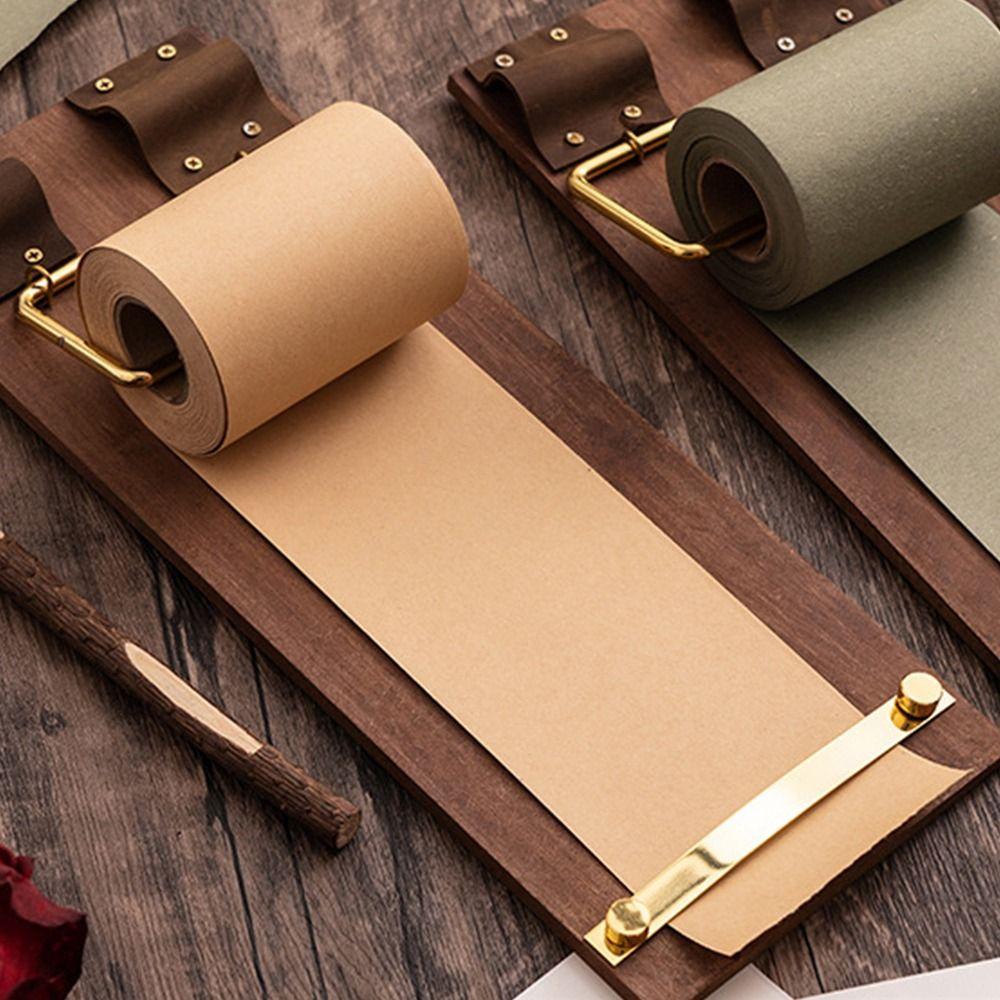 Hangable Vintage Sticky Notes Tear-Off Note Splint Message Pad Wooden Memo Clipboards Wall Decor