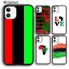 Мягкий чехол для телефона Krajews Pan African Flag для iPhone 14 5 6s 7 8 plus X XR XS 11 12 13 pro max Samsung Galaxy S21 S22 ultra