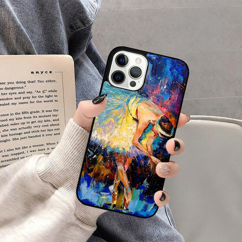 Чехол для телефона Балерина Танцовщица для iPhone 17 Air 16 15 14 plus 11 12 13 Pro Max coque Чехол