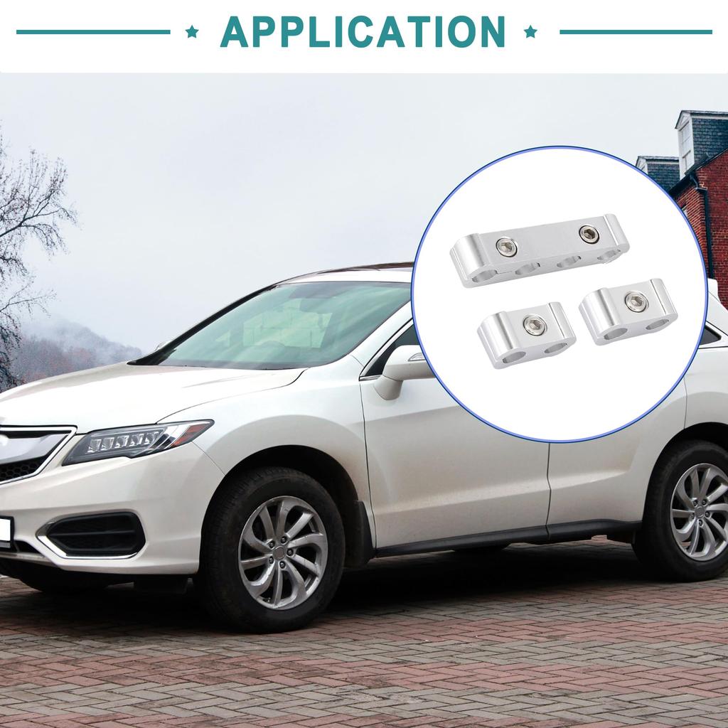 ACROPIX Разделитель проводов свечей зажигания Автоаксессуары Серебристый тон - 1 шт.