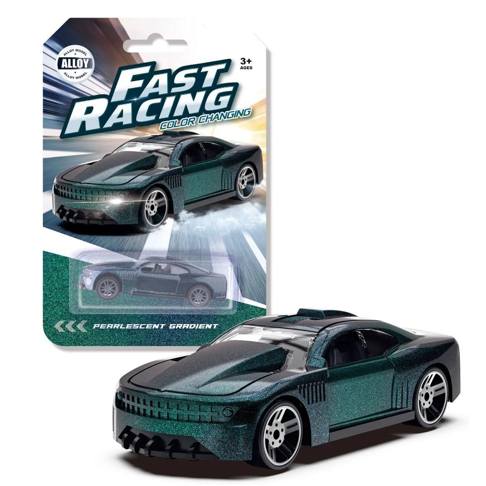 1:Игрушки-машинки из сплава с изменением цвета (64 цвета) для детей, термочувствительные, инерционные, оттягивающиеся назад, модель мини-гоночных автомобилей для мальчиков, детские подарки