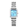 Square Watch with Analog Stylish Quartz Accessory Perfect Gift for Day Women's Bracelet, Silver Display, Waterproof, Watch, Women's - Birthdays,