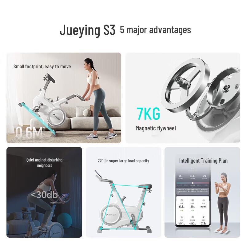 Merach Jueying S3 Spinning Bike CN plug (adapter included)