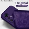 Оригинальный квадратный жидкий силиконовый чехол для телефона Xiaomi Mi 13T 12 12S 12X Mi12 Lite, мягкий чехол для Xiaomi 13T Pro