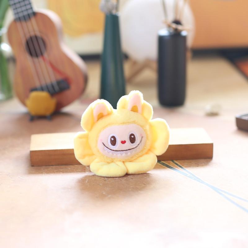 1Pc Labubu Kawaii Anime Accessories Labubu Monster Plush Keychain Key Chain Bag Decoration Accessories Girl Gifts