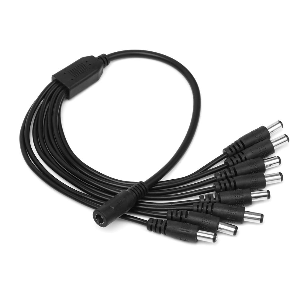 12V 5.5mm*2.1mm Connector Female to Male 1 to 2/3/4/6/8 Way DC Power Cord Splitter Cable