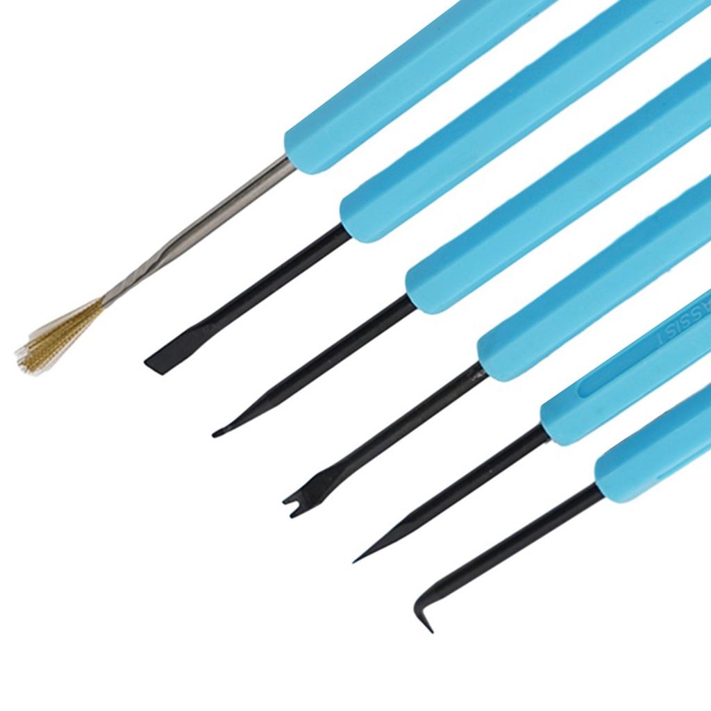High Quality Desoldering Aid Tool Hand Tools Components Welding For IC Disassembly High Quality 6in1 Solder Blue