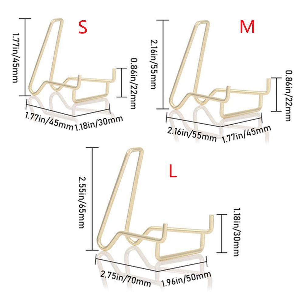 Creative Modern Style Office Decoration Crystals Agate Hexagon Photography Props Rack Display Stand Holder Base Sphere Base