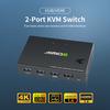 AIMOS AM-KVM201CC 2-портовый HDMI KVM-переключатель с поддержкой 4K*2K@30 Гц HDMI KVM-переключатель Клавиатура Мышь USB