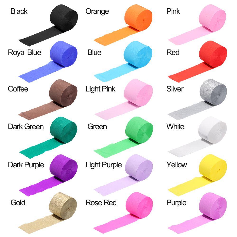 Baby Shower Decoration Crepe Paper Streamers Garland Photography Backdrops DIY Paper Wedding Decor