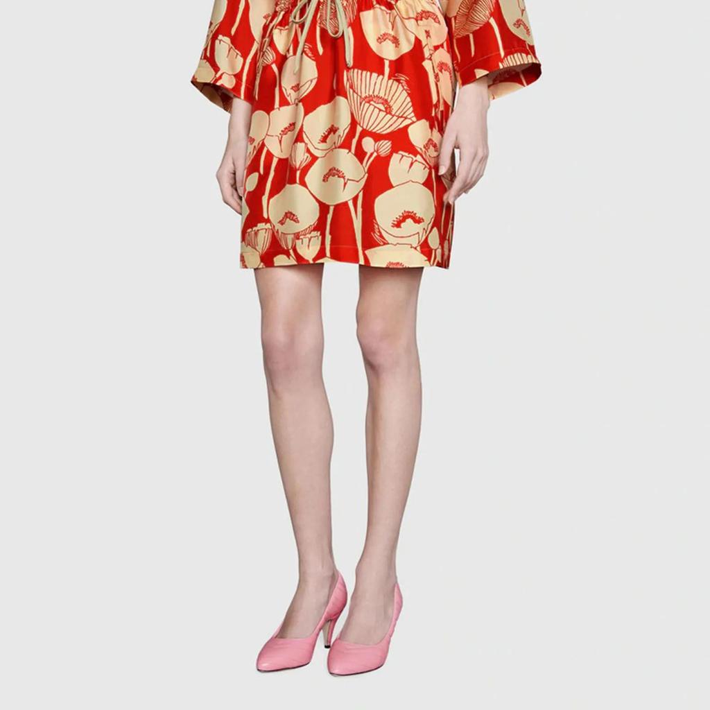 Gucci Женские туфли на высоком каблуке-шпильке, розовые (унисекс) Туфли на высоком каблуке 658673 BKO00 5815