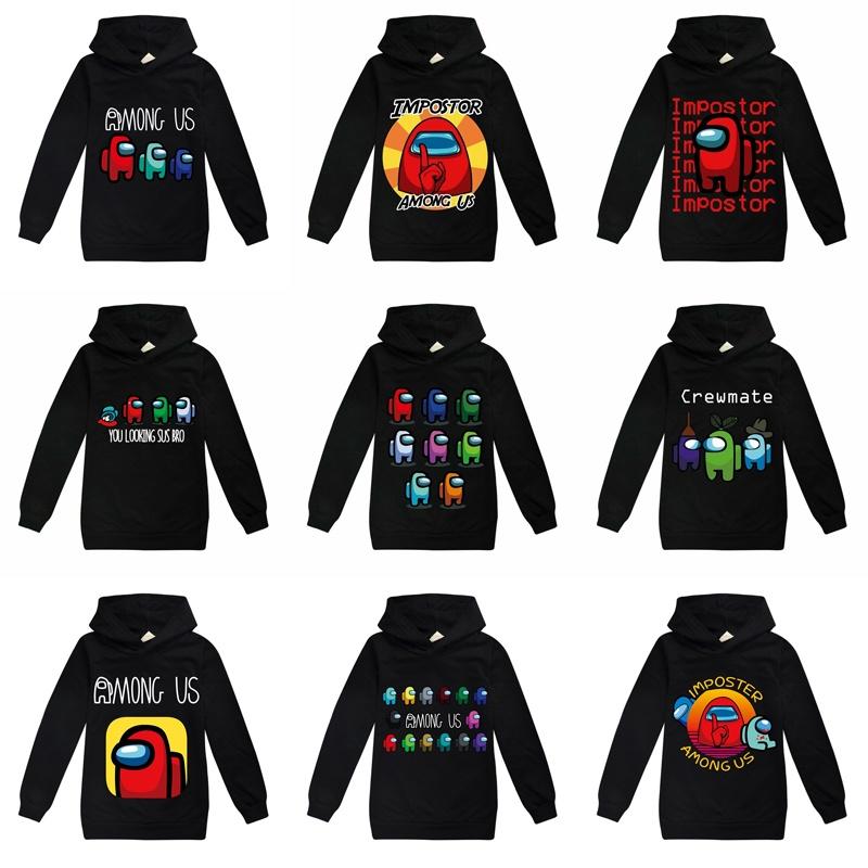 Among Impostor Us Game Kids Hoodie Boys Girls Hooded Sweatshirt Tops Jumper