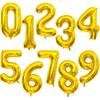 32/40Inch Giant Foil Number Balloons Air Helium Figures Wedding Adult Kids Birthday Party Decoration Supplies 0-9 Digital Globos
