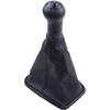 ApplianPar 5 Speed Gear Shift Knob Stick Shifter Lever Head with Gaitor Boot Cover for VW Bora Golf Jetta MK4 GTI R32 1999-2005