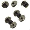 2 Pieces HO Scale Metal Wheels DC Wheel Set DIY Upgrade Accs Railway Parts for 1:87 Railroad Model
