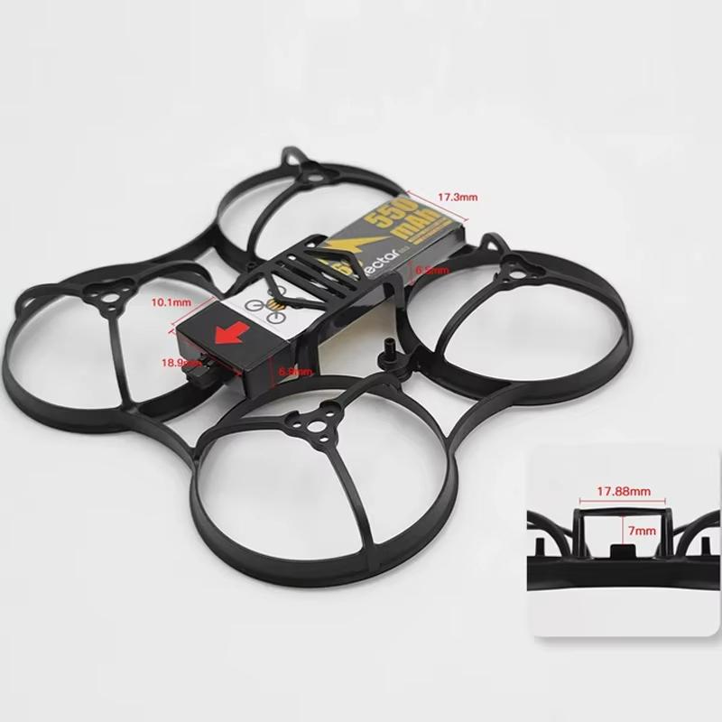 NewBeeDrone Cockroach 75mm Brushless LiteAF Racing Frame White Black Red Color Options