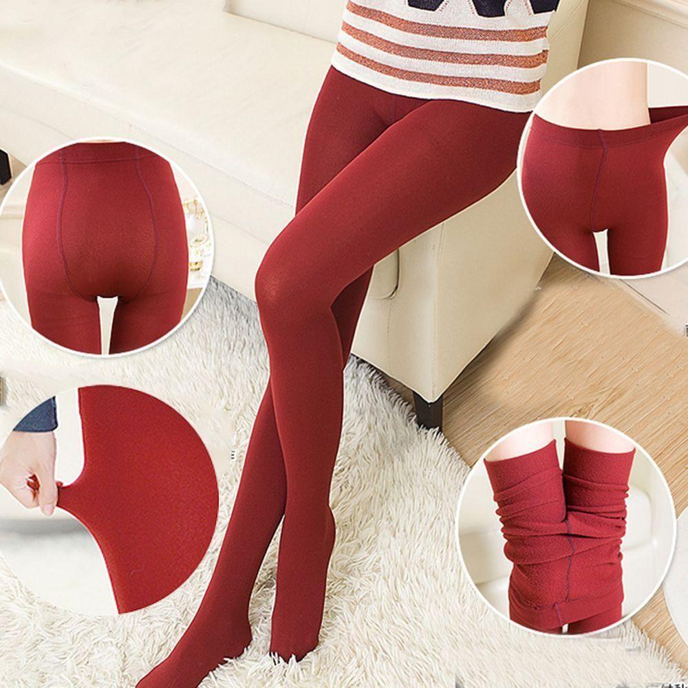 Thermal Full Hosiery Full Foot Tights Pants Women's Pantyhose Clothing Accessories Fleece Leggings