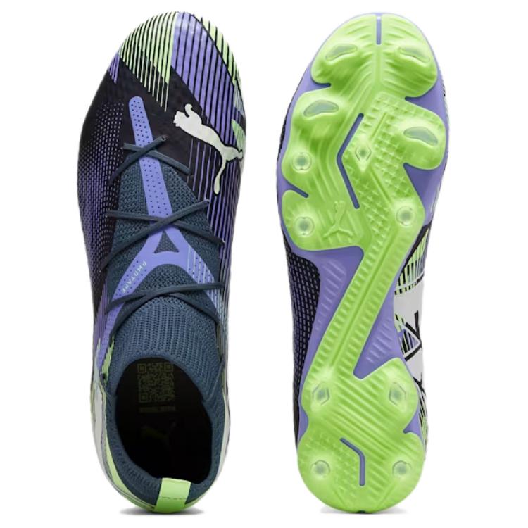 Puma Future Pro 7 FG AG Lights Out Pack мужские кроссовки черные серые-небесно-белые 107924-03